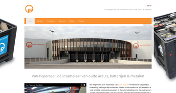 Van Peperzeel nieuwe website